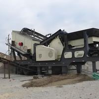 Vente directe usine : Concasseur mobile sur chenilles, recyclage de déchets de construction, installation de concassage mobile pour béton/granite