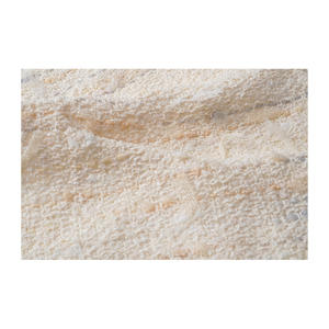 Tela Tweed de Primera Calidad Hecha en Corea, Color Beige-Gris, Algodón con Textura de Malla y Pompones, Tejido Personalizado OEM y ODM - Product Image 3