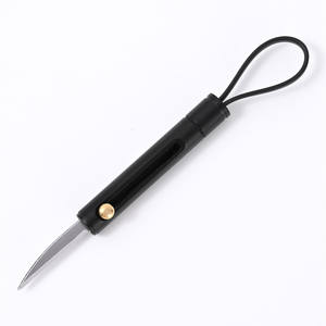 Cuchillo táctico clásico de acero inoxidable, colgante para llavero, herramienta de corte, cuchillo multiusos, autodefensa al aire libre - Product Image 1