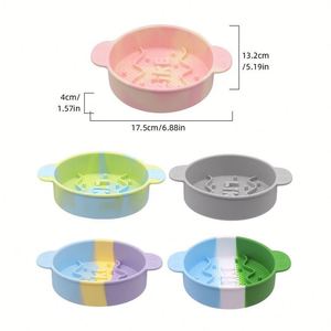Gamelle anti-glouton en silicone écologique pour chien, grande taille, antidérapante, qualité alimentaire, facile à nettoyer pour chats et chiens, utilisation intérieure/extérieure/en voyage - Product Image 4