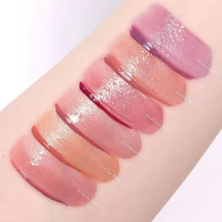 Gloss à lèvres simple et tendance respectueux des plantes Marque privée Étiquette personnalisée Longue durée Imperméable et repulpant Rouge à lèvres