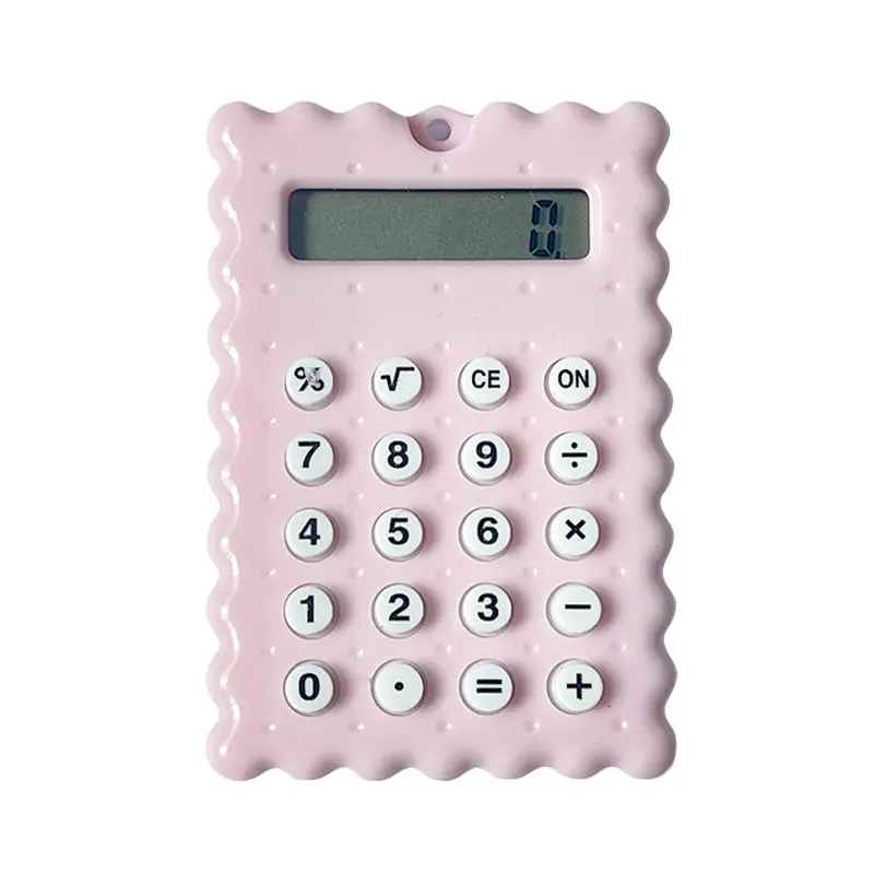 8 chữ số tùy chỉnh nhựa mini Pocket máy tính cho trẻ em