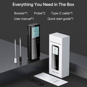 Termómetro Inalámbrico Digital Bluetooth para Carne con Aplicación Inteligente, Alcance Ilimitado de 100m, Novedad 2026 - Product Image 4