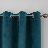 Rideaux isolants en velours gaufré au design populaire pour la décoration intérieure du salon, occultants