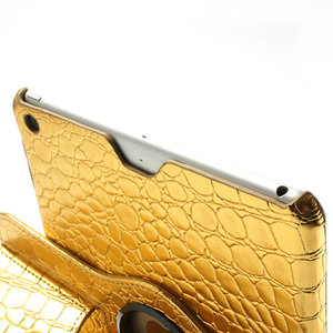 Étui en cuir d'éveil intelligent à texture crocodile avec support <span class=keywords><strong>rotatif</strong></span> à 360 degrés pour <span class=keywords><strong>iPad</strong></span> Air - Product Image 4