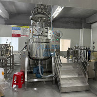 Mélangeur de production et de traitement de mayonnaise de haute qualité avec type de levage pour l'homogénéisation sous vide et l'équipement de traitement des aliments