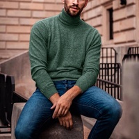 Herren Übergrößen Langarm O-Ausschnitt Computer-Strick Fleece Pullover Lässiger Winter 100% Baumwolle Maßgeschneiderte Passform