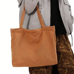 Bolsa de Hombro Personalizada con Estampado de Hongos Harajuku, Bolsa de Compras de Lona, Bolsa de Mano Informal de Moda, Bolsas de Compras de Algodón Negro - Product Image 4
