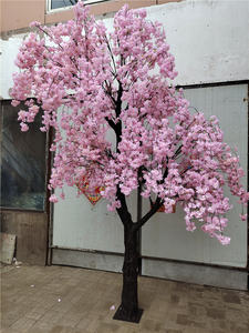 H pequeño árbol de mesa de flores lilas de seda púrpura decoración del hogar gran árbol de flores lilas artificiales para exhibición de tienda al aire libre interior boda - Product Image 5