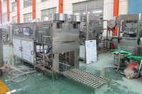 Machine automatique de bouteille en verre de seau de 5 gallons de productivité élevée de 3 gallons pour le PLC de noyau de riz de boisson de gel de shampooing de haute précision