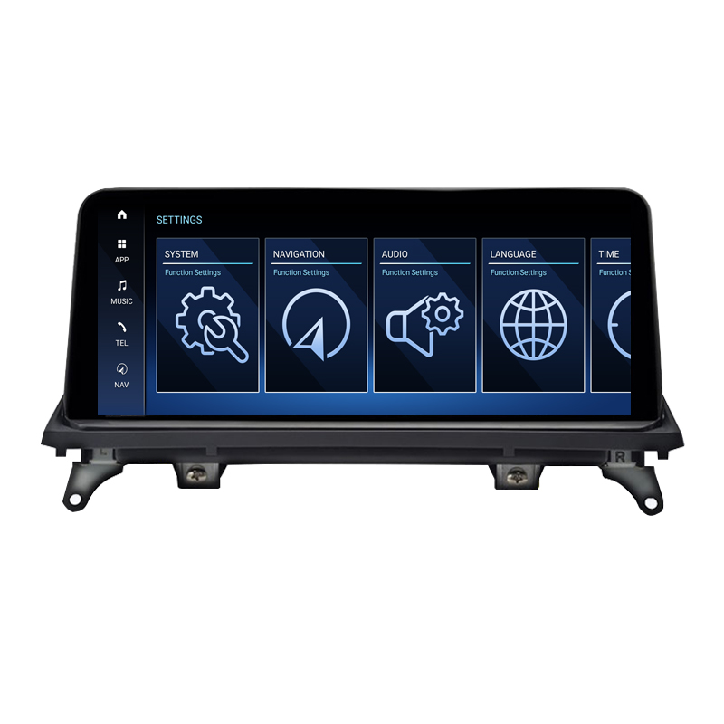 Autozubehör 1920*720p 10,25" IPS Autoaudio GPS Navigation für bmw x5 e70 x6 e71 android 8 Core 4+64g 2011-2013 CIC System