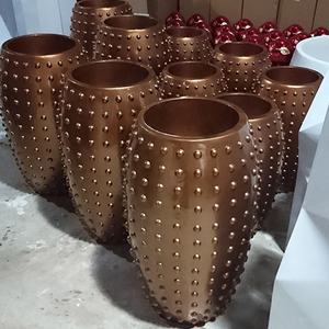 Amor — Pot de fleurs en laiton et cuivre, Pot de décoration pour la <span class=keywords><strong>maison</strong></span>, Style européen - Product Image 6