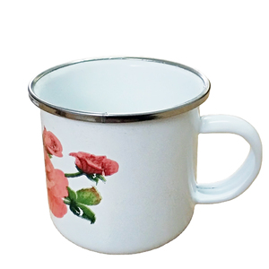 Tazas de Esmalte Blancas para Sublimación, Venta al por Mayor, Pequeña Capacidad, 11 oz, Tazas de Esmalte en Blanco para Sublimación - Product Image 2