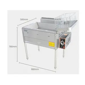 Freidora De freidora eléctrica De pollo, máquina para freír patatas fritas y freidora De pollo