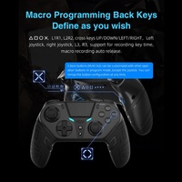 CoolRabbie Nouvelle manette de jeu multiplateforme avec logo personnalisé, joystick, manette de jeu PC, manette de jeu sans fil BT pour Ps4/P3
