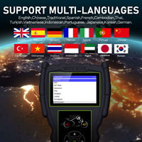 Lector de Códigos de Diagnóstico para Motocicletas, Portátil, Global, OBD2, Multi-idioma, para M100 Pro, Versión Completa, Motoscan, Batería