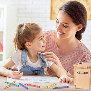 Lot de 50 crayons de couleur pour enfants, enseignants, classe, 8 couleurs, ensemble de crayons de couleur pour artiste professionnel, <span class=keywords><strong>pastel</strong></span>, soyeux - Product Image 6