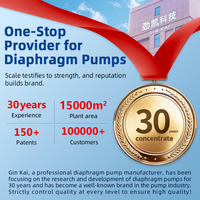 Pompe à diaphragme pneumatique GK DN15 PP économique pour la circulation du liquide de refroidissement et de l'huile de lubrification des machines-outils