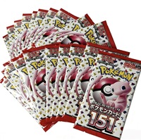 Senwell Version Japonaise Authentique TCG 151 SV2A Scarlet Violet Funny Square Corners Booster Pack PTGG Jeu de Cartes à Collectionner