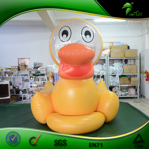 <span class=keywords><strong>Ballon</strong></span> gonflable canard jaune flottant, jouet pour piscine d'été, décoration de couleur rose, dessin animé - Product Image 2