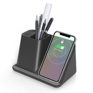 Soporte <span class=keywords><strong>de</strong></span> carga inalámbrica para teléfono móvil, portalápices con soporte <span class=keywords><strong>de</strong></span> almacenamiento, regalos para el día <span class=keywords><strong>de</strong></span> la madre, <span class=keywords><strong>Apple</strong></span> y Android - Product Image 1