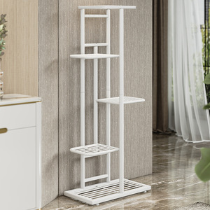 Support de rangement intérieur nordique en fer forgé cintre multicouche pour plantes vertes fleurs charnues balcon pots de fleurs vivants jardinières - Product Image 4