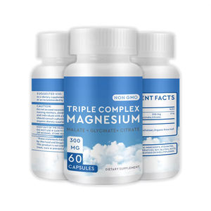 VitaHall Magnesio Glicinato in Capsule per Adulti - Supporto Sonno, Recupero Muscolare, Integratore Alimentare Grado Alimentare - 60 Capsule - Product Image 1