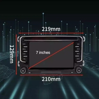 Nouveau 1 + 16G 7 pouces Android12 IPS écran voiture Navigation stéréo autoradios pour VW Passat Polo avec Carplay