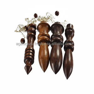 Assorte Mix Dezine péndulo de madera con cadena de Chakra - Product Image 1
