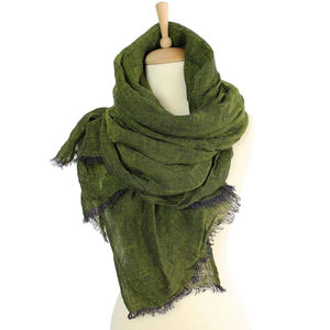 La última bufanda ligera de algodón modesta, diadema suave para mujer, chal tradicional al por mayor de La India - Product Image 4