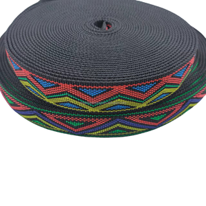 สายรัดโพลีเอสเตอร์แบบท่อ ลายเรขาคณิตแบบดั้งเดิม ขนาด <span class=keywords><strong>1</strong></span> นิ้ว 25 มม. ยี่ห้อ SHANLI สำหรับอุ<span class=keywords><strong>ป</strong></span>กรณ์เสริมผ้าและสายกระเ<span class=keywords><strong>ป</strong></span>๋า - Product Image 4