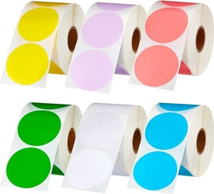 500pcs Étiquettes rondes auto-adhésives à pois DIY pour cadre <span class=keywords><strong>photo</strong></span> artisanal de bougie - Product Image 6