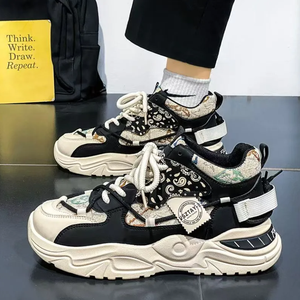 Men's <b>Shoes</b> 2026 New Spring Youth Casual Running Sports <b>Shoes</b> Student Thick Sole Non slip Dad <b>Style</b> <b>Shoes</b> Men - Product Image 2