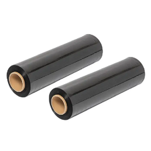 Film Stretch LLDPE nero 50cm * 300m * 20mic traslucido <span class=keywords><strong>imballaggio</strong></span> in plastica morbida per verniciatura Aerosol uso industriale e chimico - Product Image 1