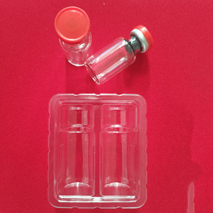 NOVISON Plateau d'emballage médical jetable en plastique PP transparent injecté pour flacons de 3 ml, type blister, pour médicaments et peptides - Product Image 3