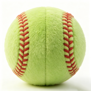 Custom Plush softball, Softball plush <b>toy</b>, Green softball <b>stuffed</b> ball, <b>Stuffed</b> softball pillow - Product Image 4