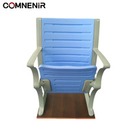 Chaise de bureau de salle de conférence pliable moderne et stable pour les paramètres de mobilier d'amphithéâtre d'école d'université et de collège