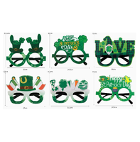 Gafas de Fiesta Temáticas del Día de San Patricio con Diseño de Trébol y Dibujos Animados Divertidos
