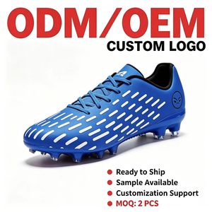 <span class=keywords><strong>Scarpe</strong></span> da <span class=keywords><strong>Calcio</strong></span> FG in <span class=keywords><strong>Pelle</strong></span> Sintetica con Tacchetti Antiscivolo per Erba Artificiale, Allenamento e Partite, Personalizzabili ODM OEM - Product Image 1