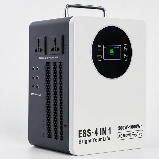 500W 1000Wh Portable Power Station with UPS Uninterruptible Power Supply for Home Backup & Outdoor Use