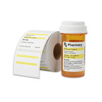 Medische labelrollen, direct thermisch, zelfklevend, barcode- en QR-code stickers voor apotheekflessen en koudeketenverpakkingen
