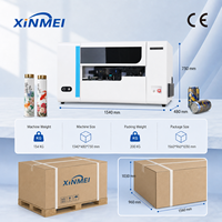 Xinmei 360 °   Imprimante UV cylindrique pour bouteilles en verre, gobelets en plastique, gobelets isothermes et canettes