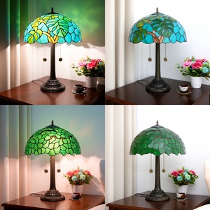 <span class=keywords><strong>Lampe</strong></span> de table Tiffany Green Dragonfly de 16 pouces, <span class=keywords><strong>style</strong></span> artistique traditionnel antique, pour chambres à coucher, salon, bureau à domicile, <span class=keywords><strong>lampe</strong></span> artisanale - Product Image 5