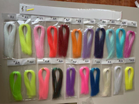 Vendu au KG Plus de 35 couleurs Matériaux de montage de mouches Crystal Flash Krystal Flash pour Streamer et Matériaux pour ailes et pattes de pêche à la mouche