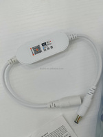 Variateur de lumière LED Wifi Tuya 12-24V, interrupteur de réglage de la luminosité pour bandes lumineuses monocolores, contrôleur LED compatible Alexa et Google Assistant