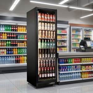 Refrigerador Vertical NE-380B Slim de 380L con Una Puerta, Enfriamiento por Circulación de Aire, Ahorro de Energía, para Bebidas - Product Image 3