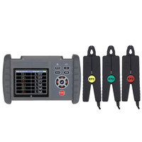 3-Phase Clamp Phase VA Meter AC Voltage Current Phase Frequency CT1 CT2 CT3 1000 Data Rechargeable OEM