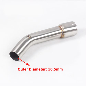 Pot d'échappement de moto, silencieux, tuyau de liaison, tuyau intermédiaire, compatible avec Fz1 Fz 1 FZ1N <span class=keywords><strong>FZ1000</strong></span> - Product Image 2