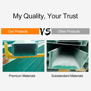 제조업체 FRP 산업용 통풍 사다리형 와이어 메쉬 브리지 랙 케이블 트레이 실외용 부식 방지 코팅 - Product Image 6