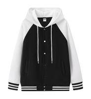 Veste décontractée personnalisable pour hommes et femmes, légère, bomber d'automne, tissu doux au toucher, boutons sur le devant, streetwear urbain, logo fait main